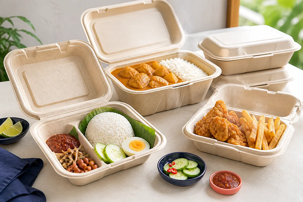 How To Choose Moulded Fibre Food Containers For Hot Meals In Malaysia